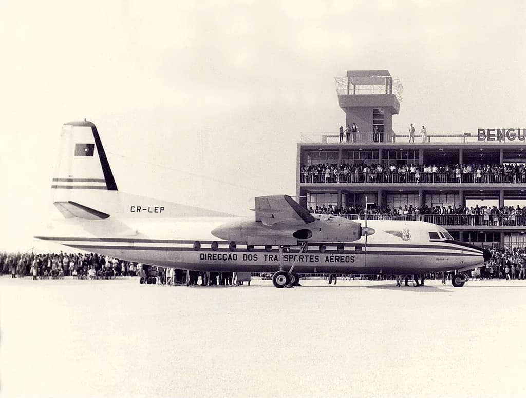 Panorama infrastruktury portu Benguela Airport