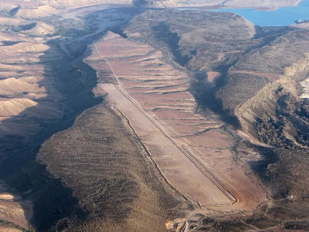 Panorama infrastruktury portu Tadjoura Airport