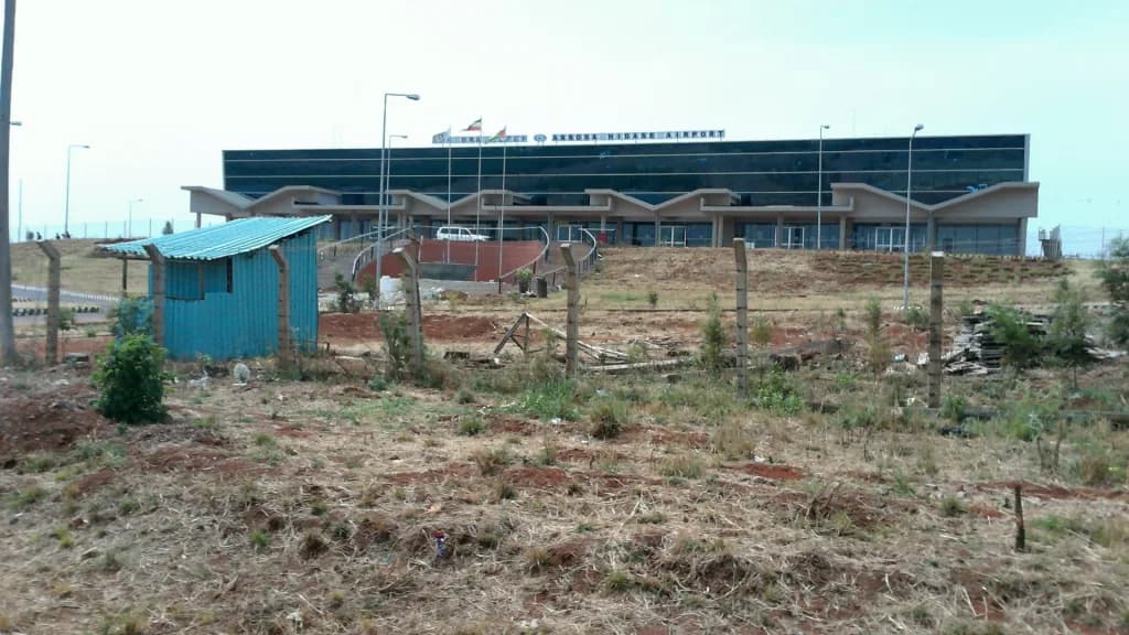 Panorama infrastruktury portu Asosa Airport