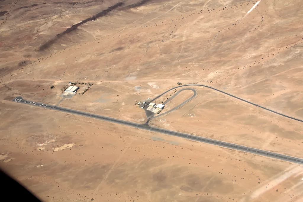 Panorama infrastruktury portu Arandis Airport
