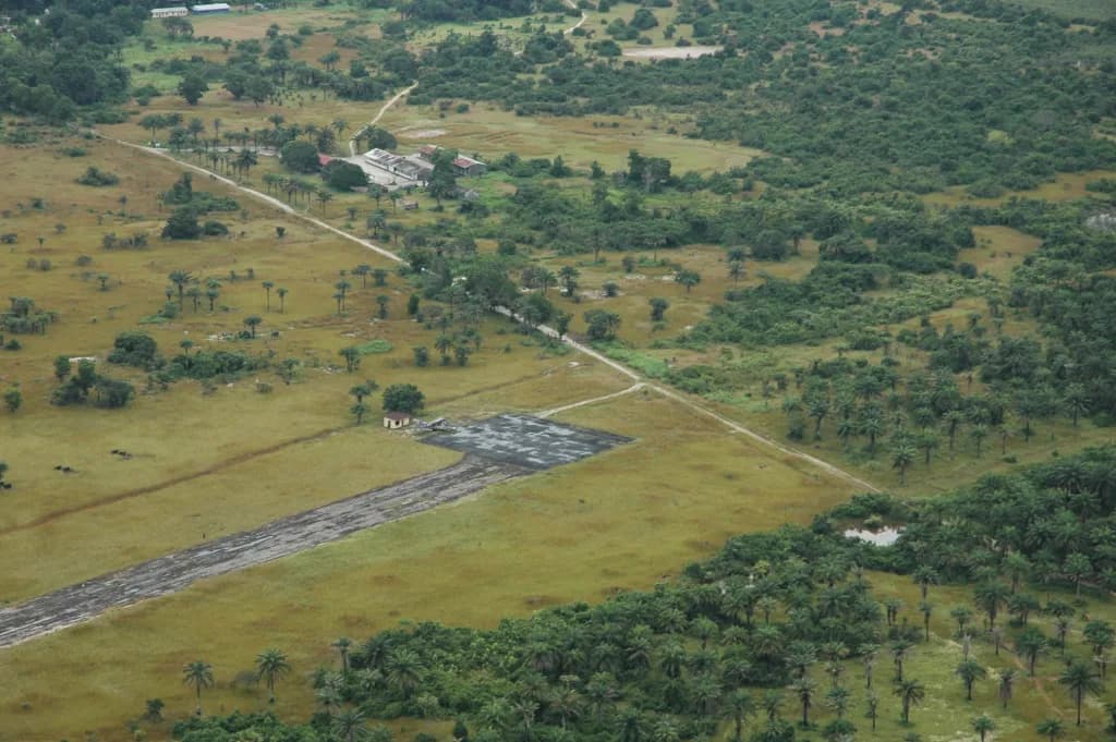 Panorama infrastruktury portu Sherbro International Airport