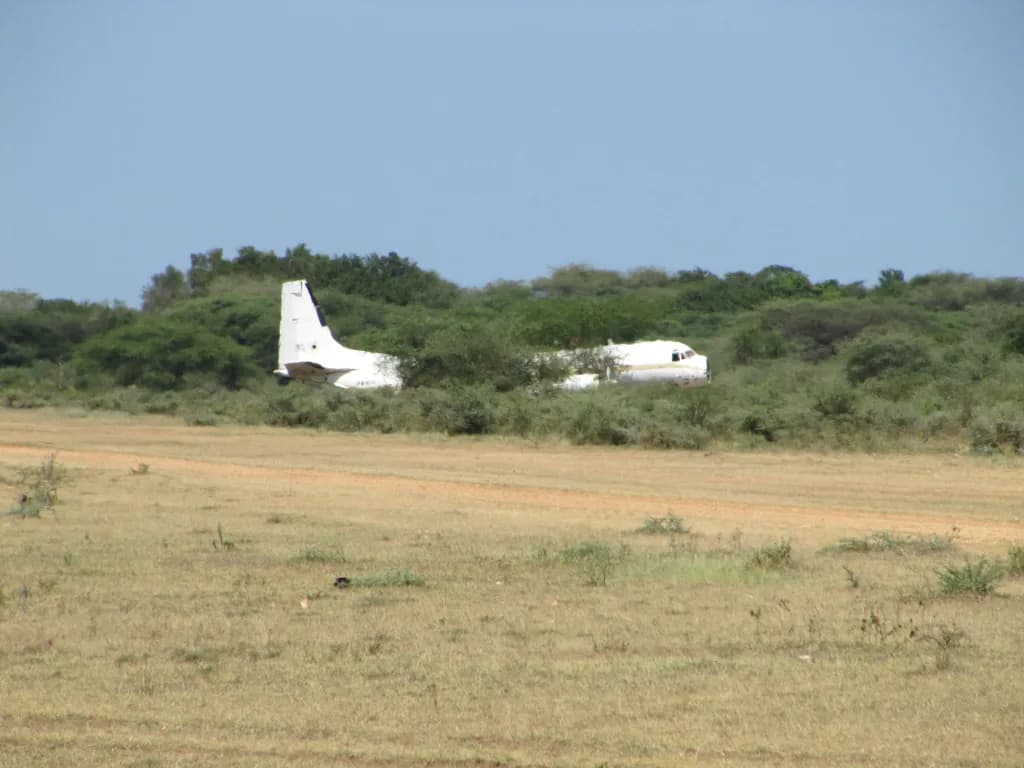 Panorama infrastruktury portu Kapoeta Airport
