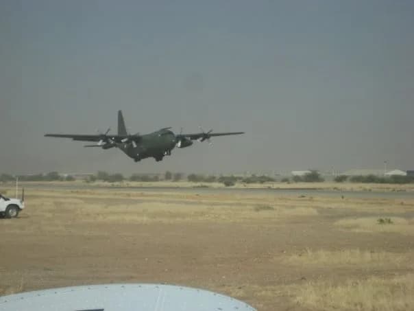 Panorama infrastruktury portu Abeche Airport