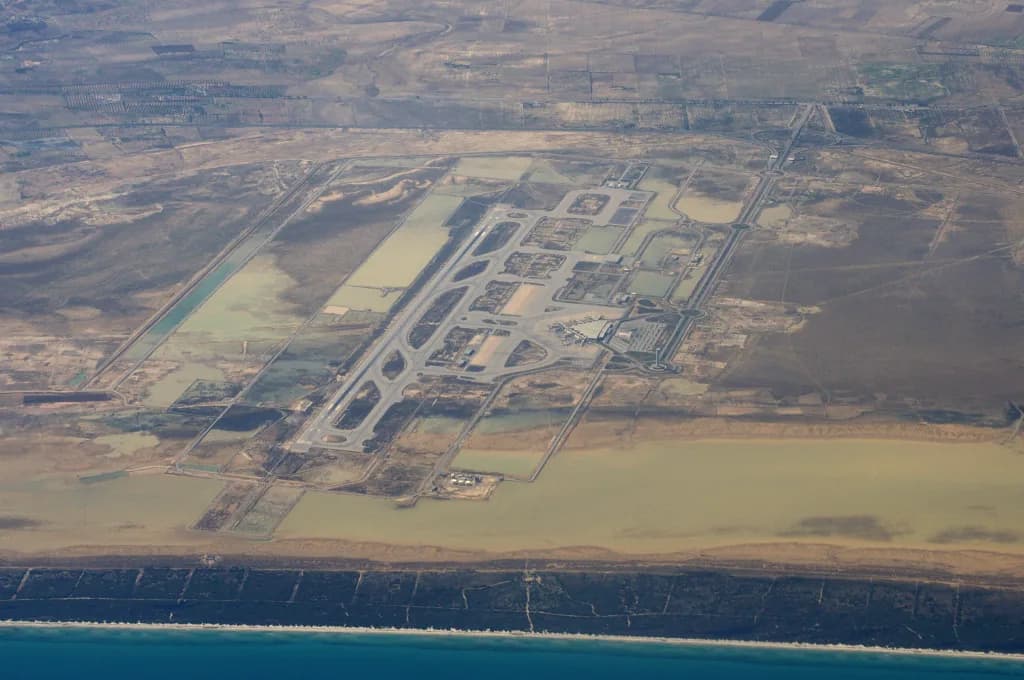 Panorama infrastruktury portu Enfidha - Hammamet International Airport