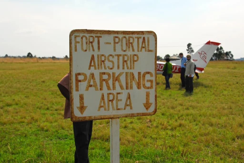 Panorama infrastruktury portu Fort Portal Airport