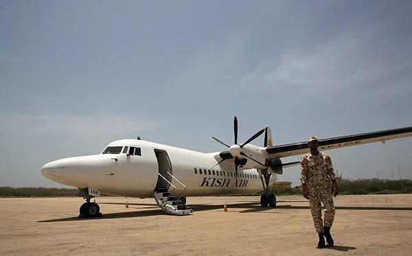 Panorama infrastruktury portu Abu Musa Island Airport