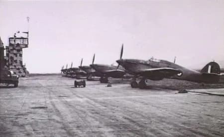 Panorama infrastruktury portu Rayak Air Base