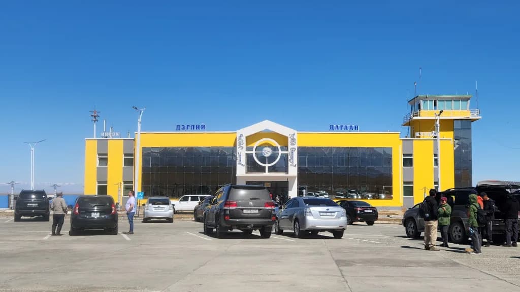Panorama infrastruktury portu Ulaangom Airport