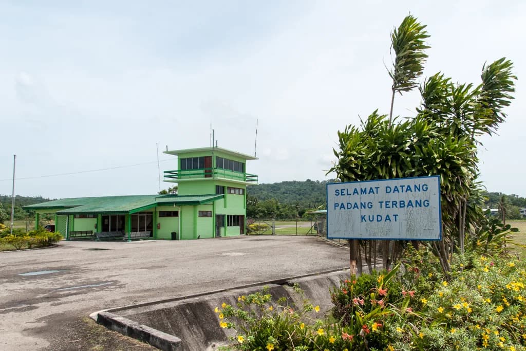 Panorama infrastruktury portu Kudat Airport