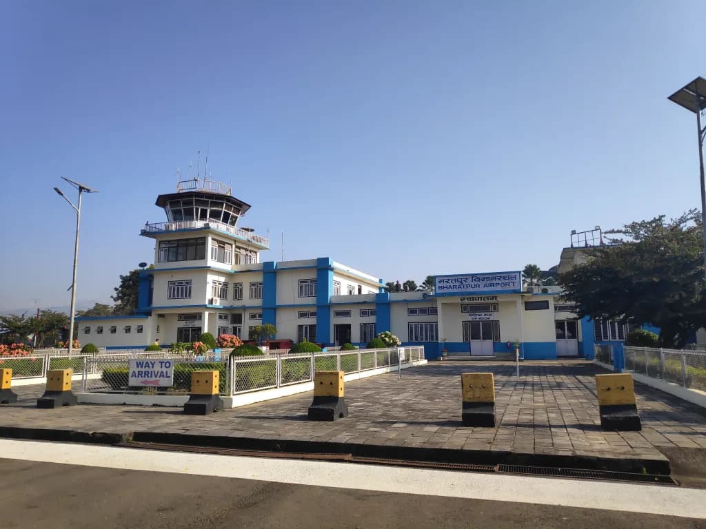 Panorama infrastruktury portu Bharatpur Airport