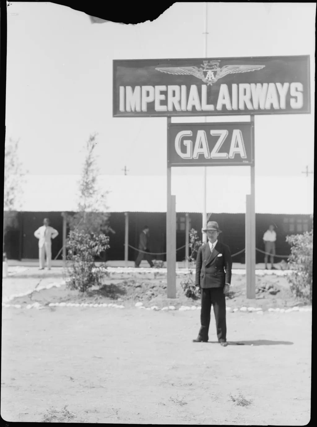 Panorama infrastruktury portu RAF Gaza