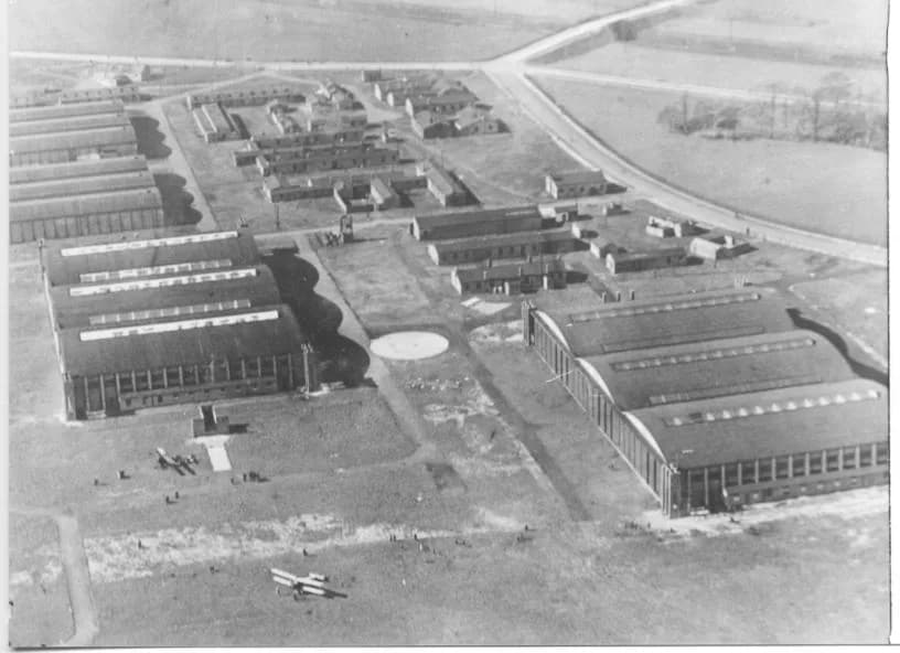 Panorama infrastruktury portu Alexandra Park Aerodrome