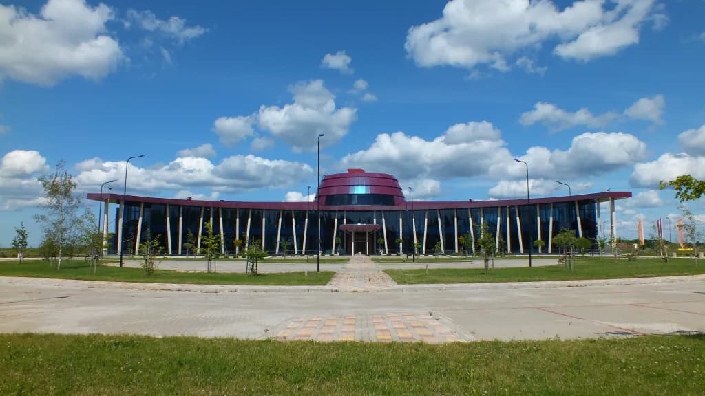 Panorama infrastruktury portu Jūrmala Airport