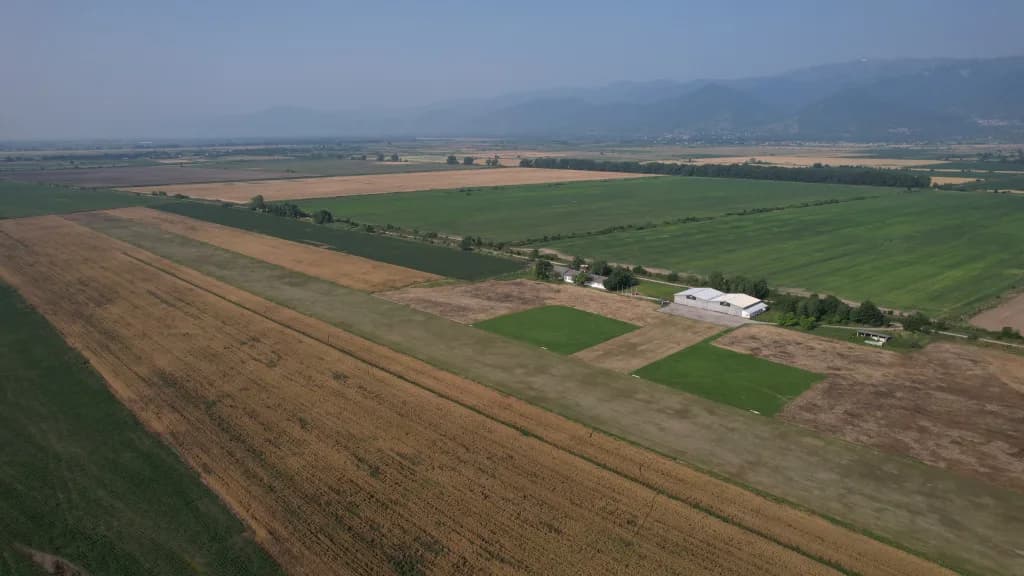 Panorama infrastruktury portu Logovardi Sport Aerodrome