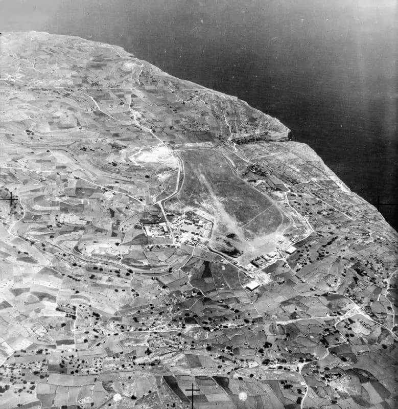Panorama infrastruktury portu RAF Hal Far