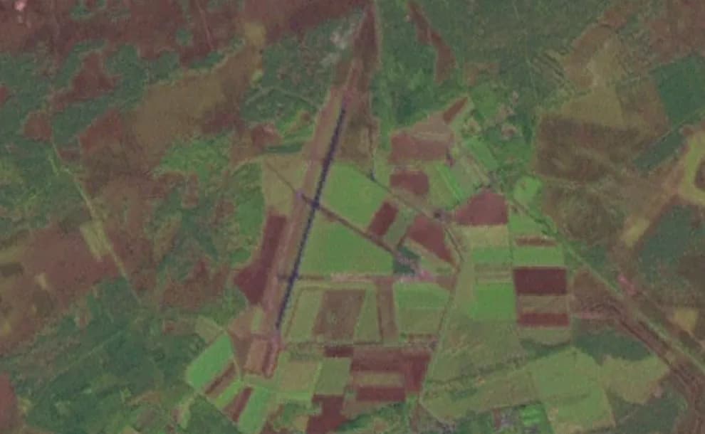 Panorama infrastruktury portu Deelen Air Base