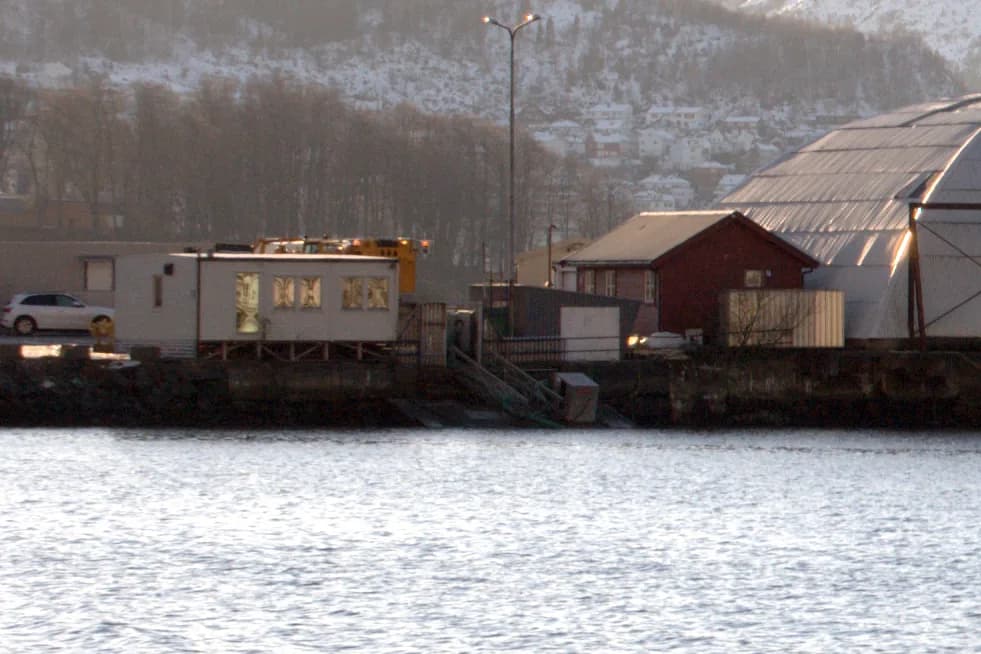 Panorama infrastruktury portu Bergen Seaplane Base, Sandviken