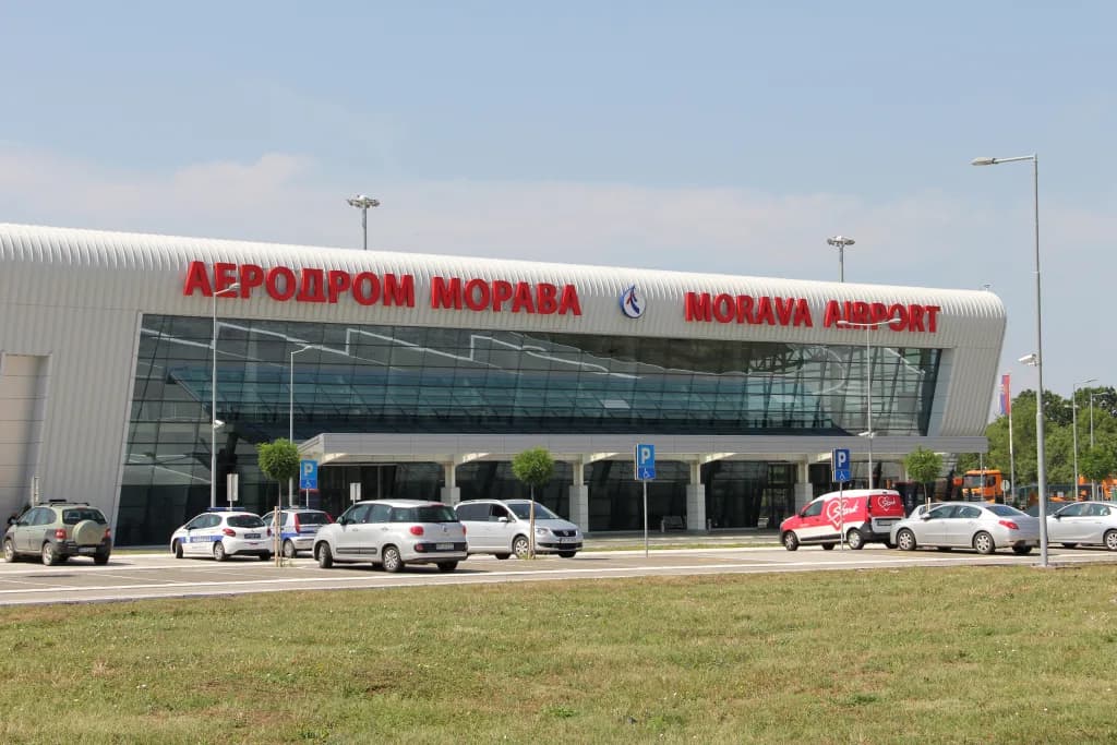 Panorama infrastruktury portu Morava Airport