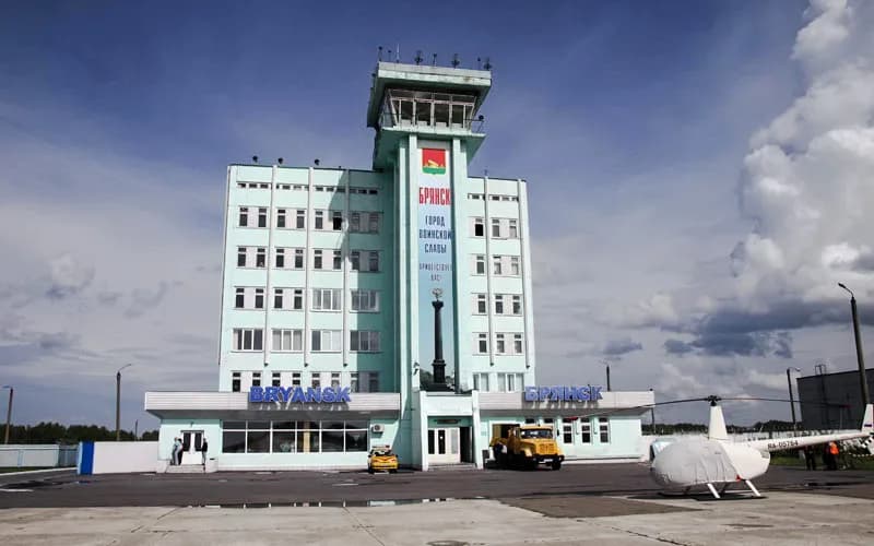 Panorama infrastruktury portu Bryansk International Airport