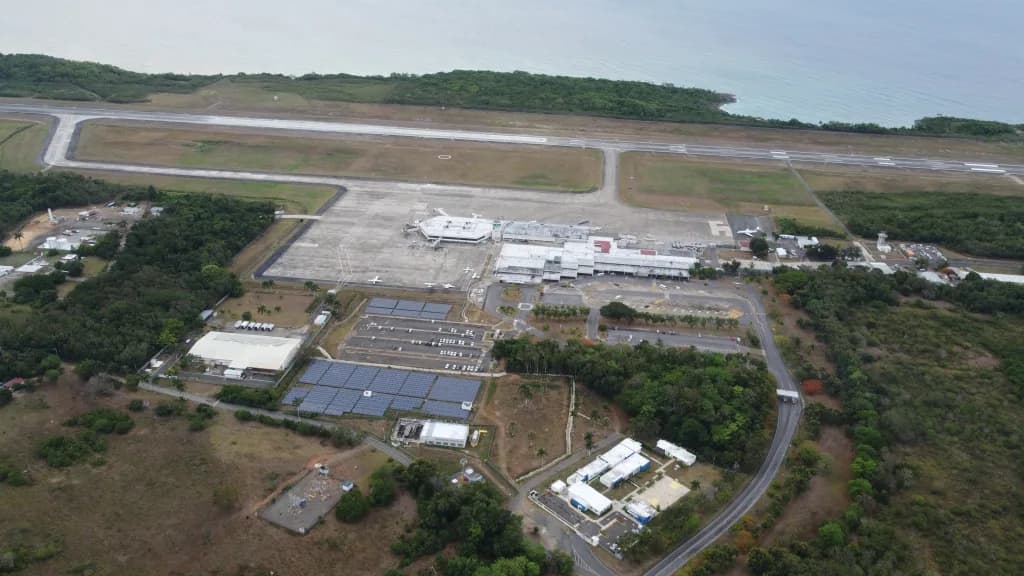 Panorama infrastruktury portu Gregorio Luperon International Airport
