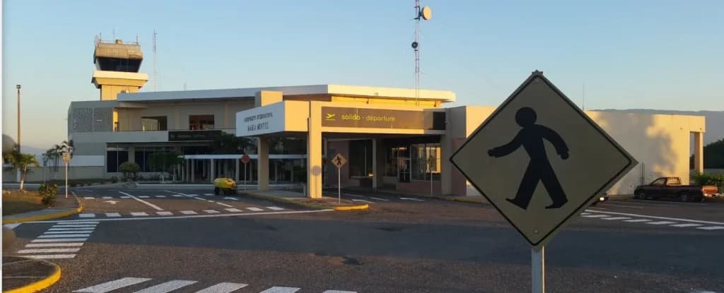 Panorama infrastruktury portu Maria Montez International Airport