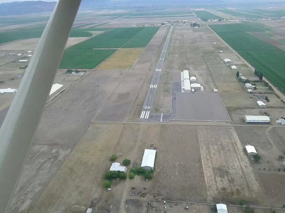 Panorama infrastruktury portu Aero Club Manitoba Airport