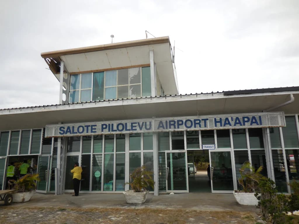 Panorama infrastruktury portu Lifuka Island Airport