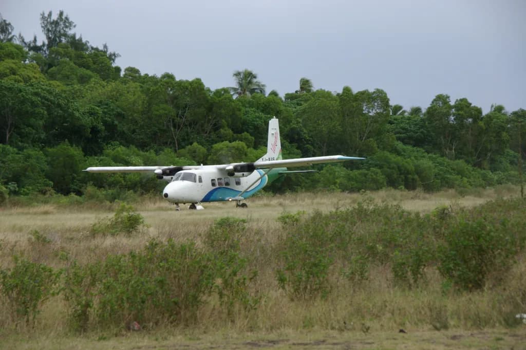 Panorama infrastruktury portu Craig Cove Airport