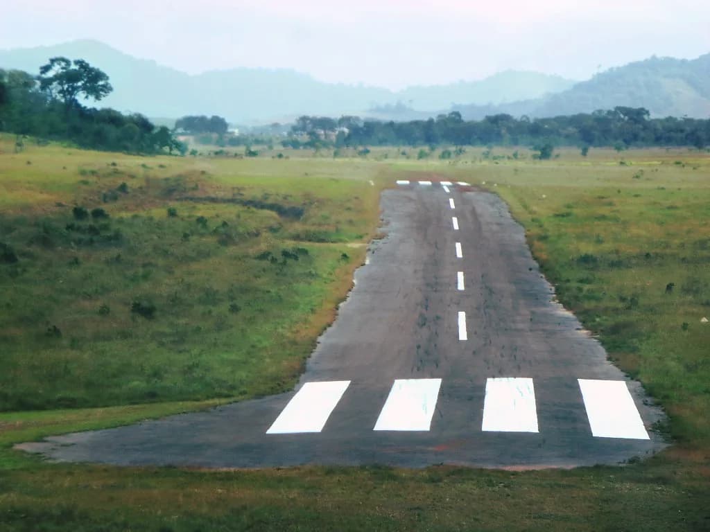 Panorama infrastruktury portu Annai Airport