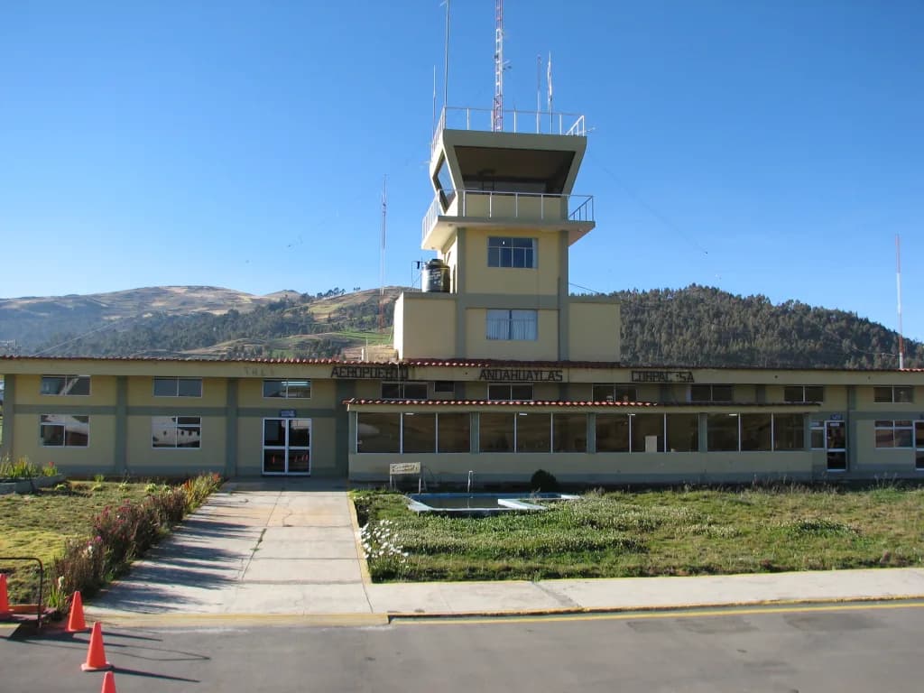 Panorama infrastruktury portu Andahuaylas Airport
