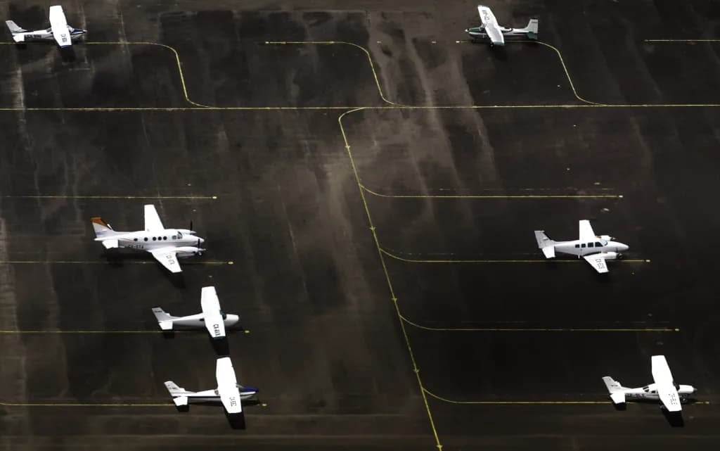 Panorama infrastruktury portu El Jagüel / Punta del Este Airport