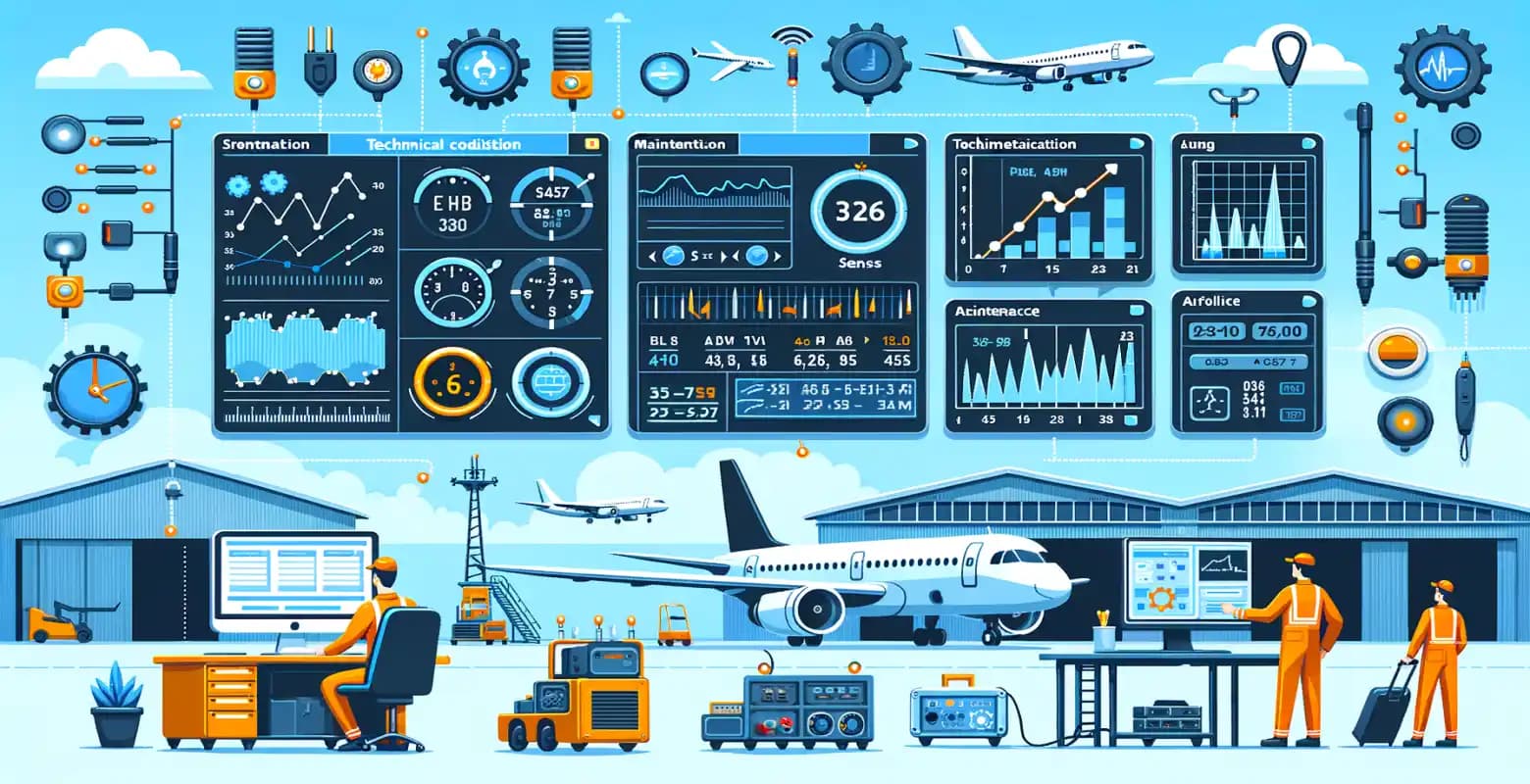 Jakie technologie monitorują stan techniczny samolotów?