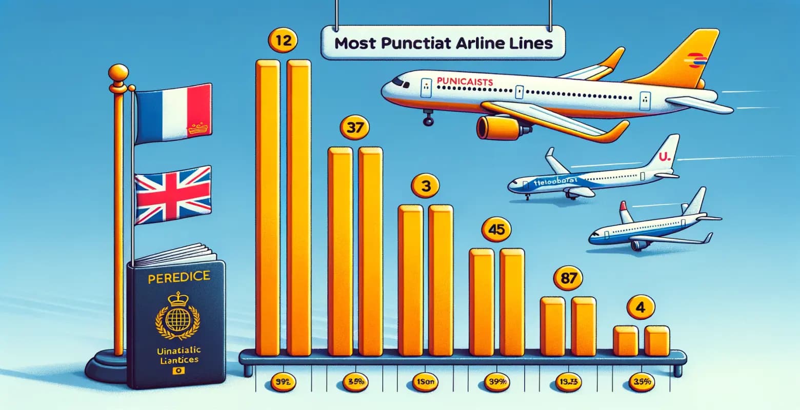 Ranking najbardziej punktualnych linii lotniczych