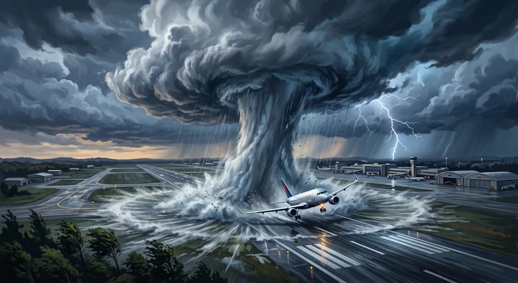 Uskok wiatru (Microburst): Zjawisko, które nauczyło pilotów pokory