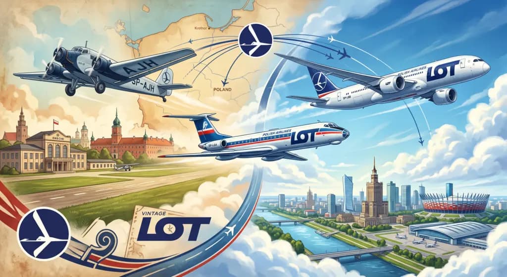 Historia PLL LOT: Od pionierskich lat 20. po erę Dreamlinera