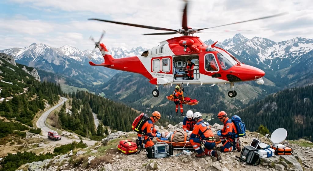 Podniebne ambulanse: Jak działają medyczne loty ratunkowe MEDEVAC?