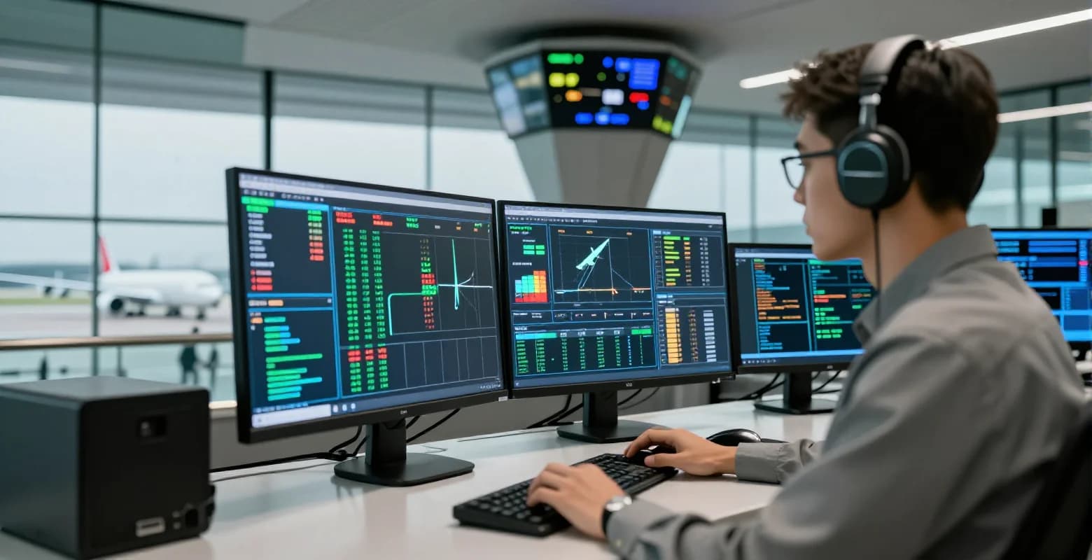 Jak technologie AI rewolucjonizują bezpieczeństwo w lotnictwie od analizy danych po autonomiczne systemy