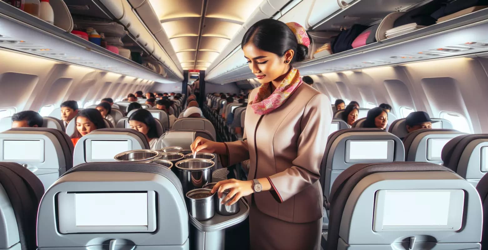Jak wygląda praca stewardessy na długodystansowych lotach?