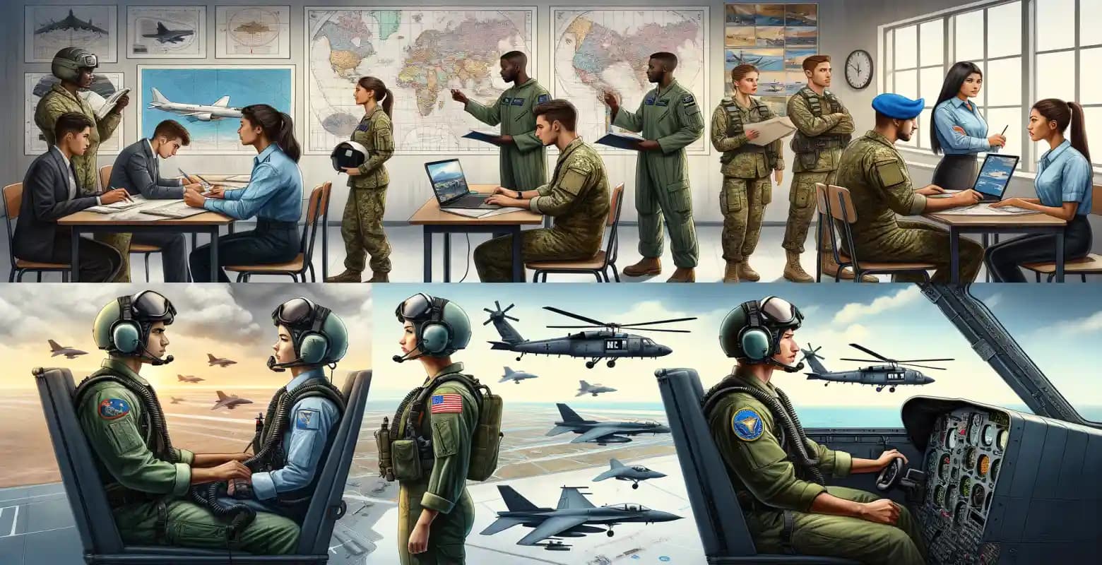 Jakie są etapy szkolenia pilotów wojskowych?