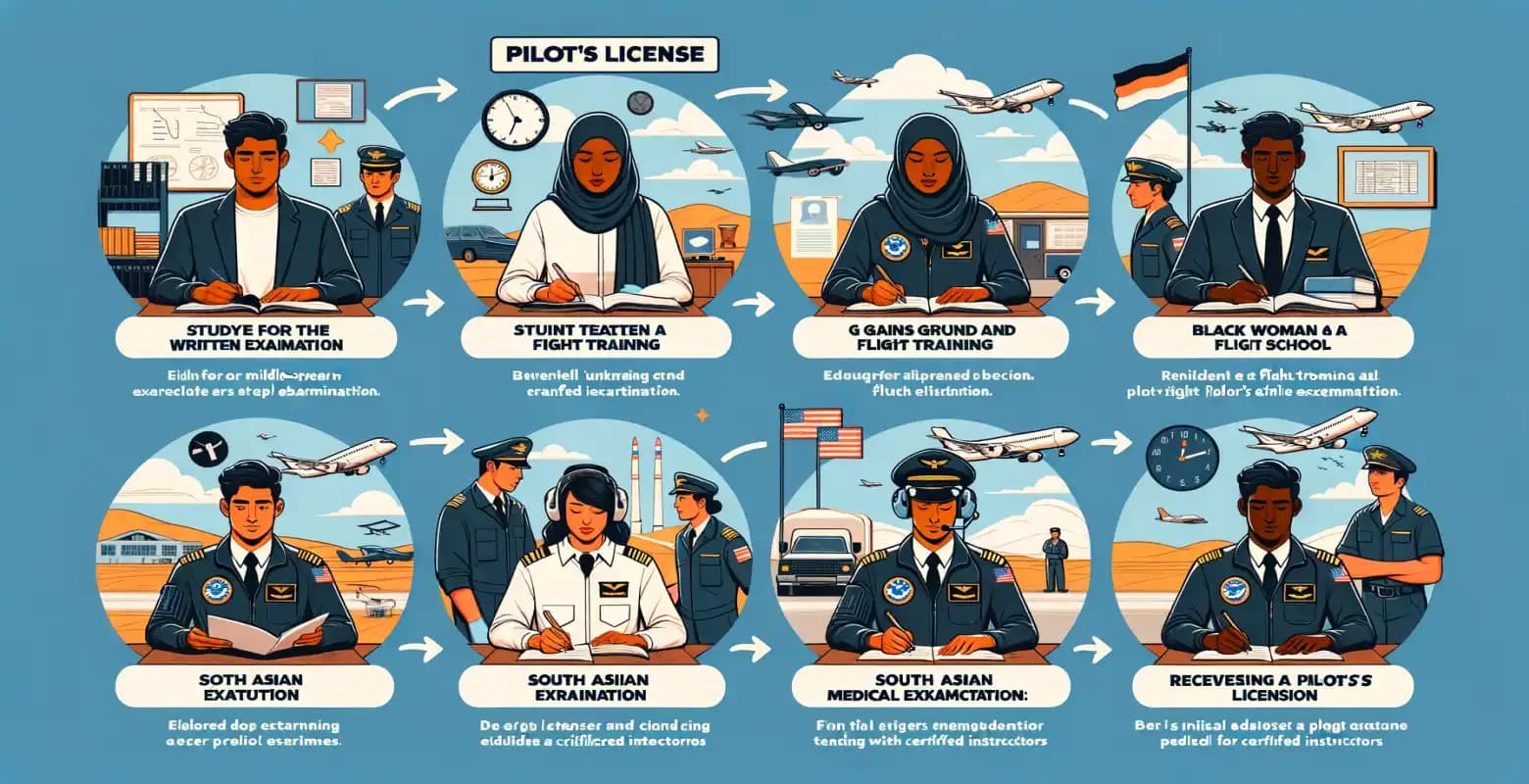 Jakie są etapy zdobywania licencji pilota?