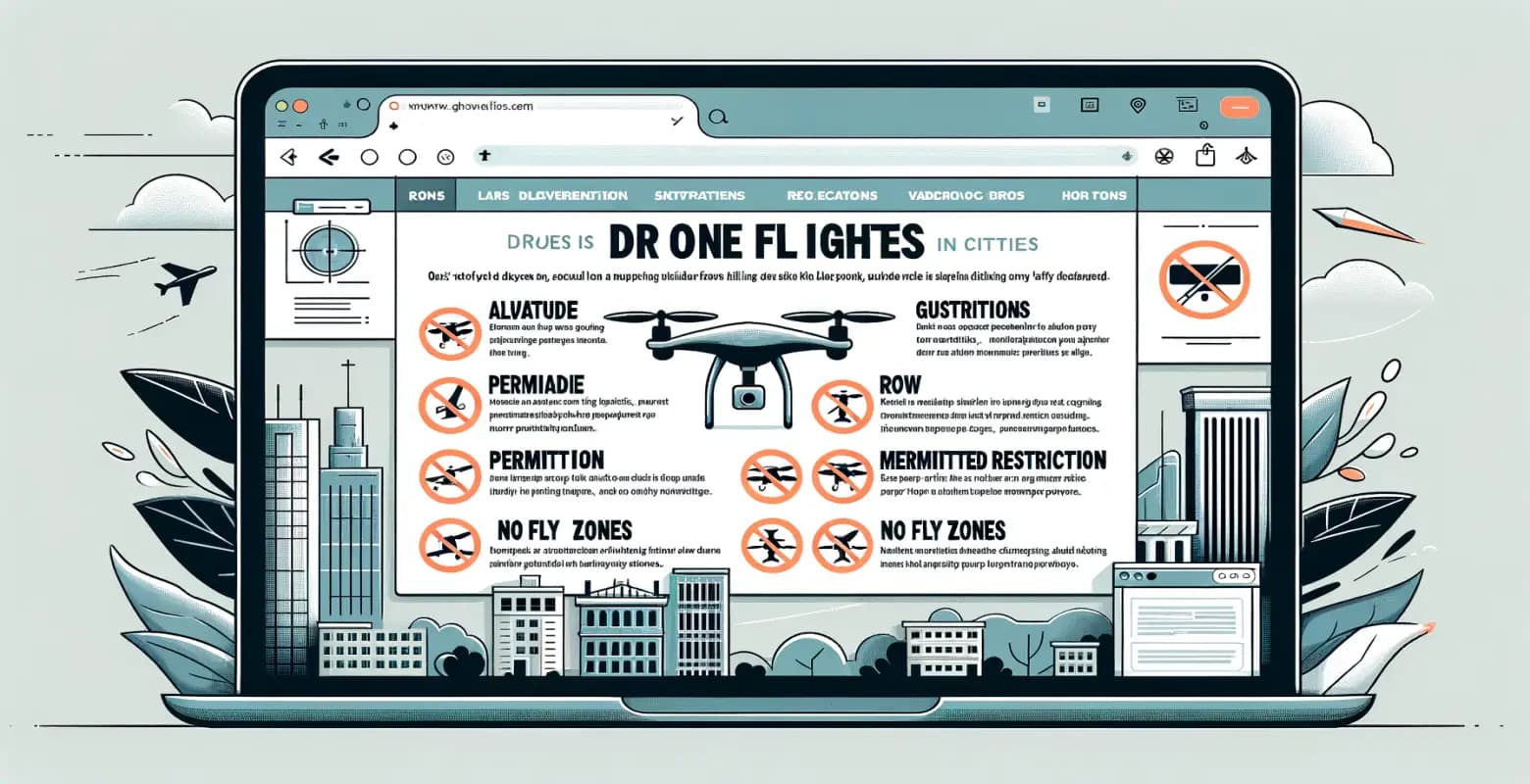 Jakie są przepisy dotyczące lotów dronami w przestrzeniach powietrznych nad miastami?