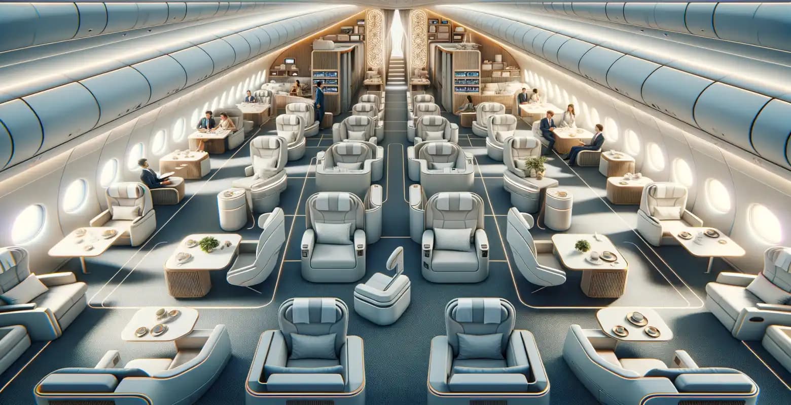 Które linie lotnicze wprowadzają kabiny premium economy?