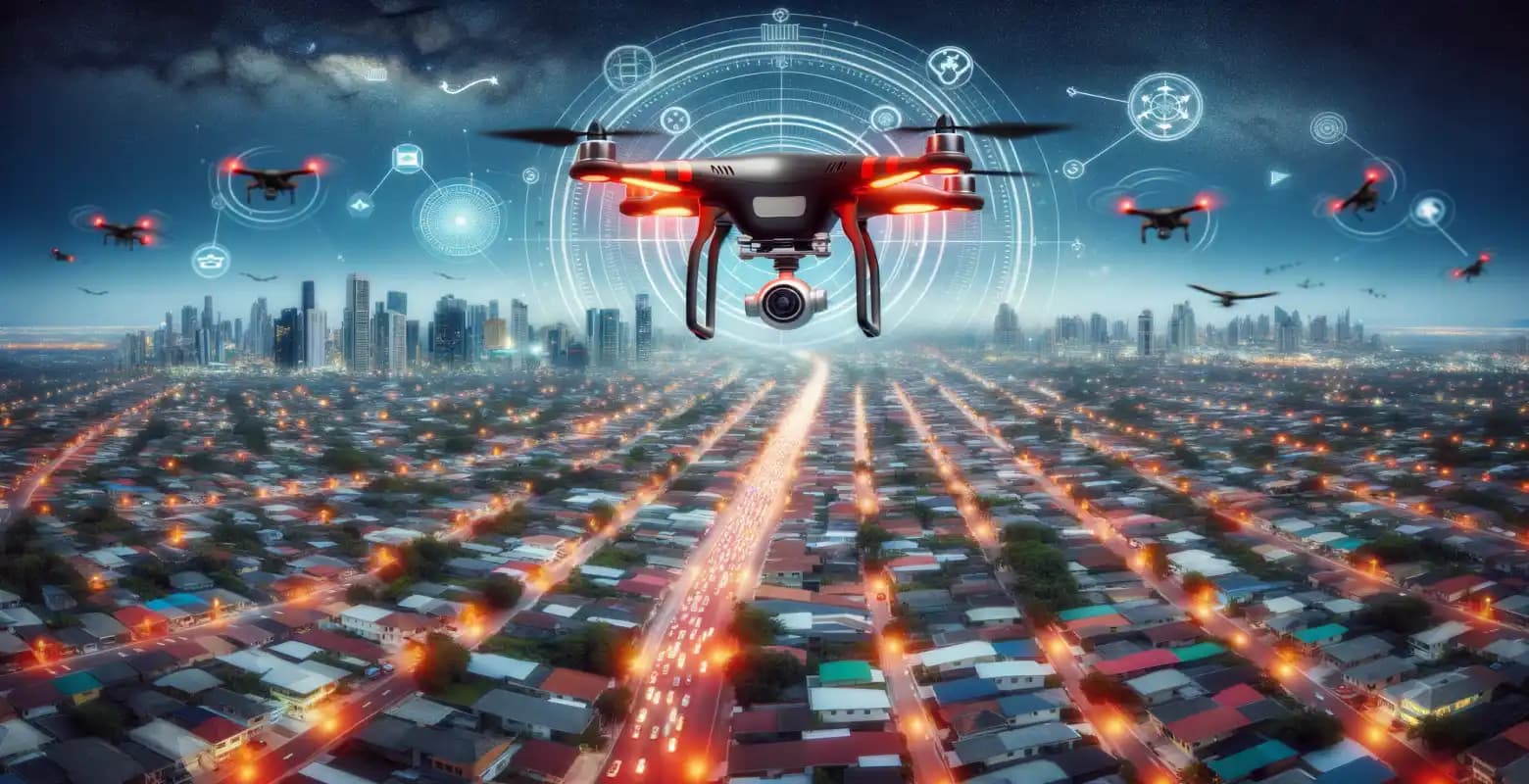 Przepisy dotyczące lotów dronami w obszarach miejskich